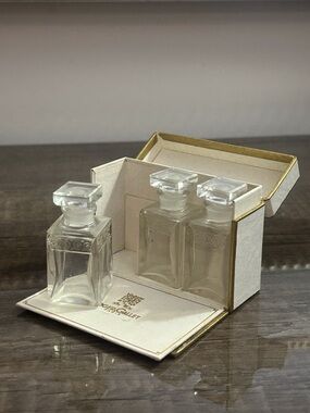 VTG Roger & Gallet Trio Bottle Set Original Box